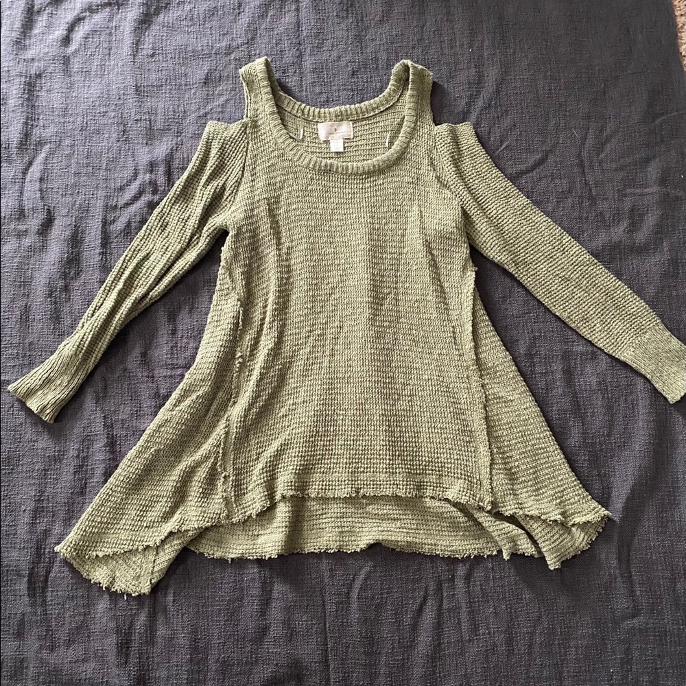 Olive green sweater